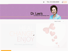 Tablet Screenshot of drleesoonja.com